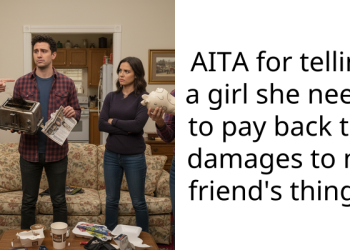 AITA for telling a girl she needs to pay back the damages to my friend’s things?