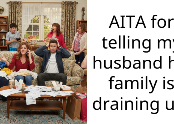AITA for telling my husband his family is draining us?