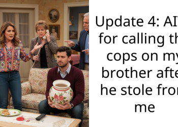 Update 4: AITA for calling the cops on my brother after he stole from me