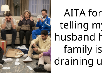 AITA for telling my husband his family is draining us?