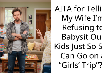 AITA for Telling My Wife I’m Refusing to Babysit Our Kids Just So She Can Go on a “Girls’ Trip”?