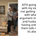 AITA going to stay with my sister and not getting involved with whatever argument my brother and husband are having until one of them tells me what its about?