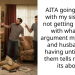 AITA going to stay with my sister and not getting involved with whatever argument my brother and husband are having until one of them tells me what its about?