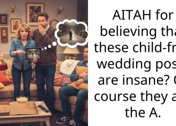 AITAH for believing that these child-free wedding posts are insane? Of course they are the A.