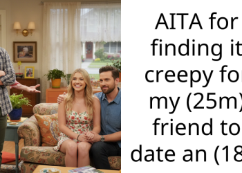 AITA for finding it creepy for my (25m) friend to date an (18F)