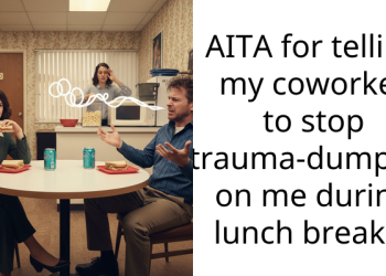 AITA for telling my coworker to stop trauma-dumping on me during lunch breaks?