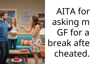 AITA for asking my GF for a break after I cheated.