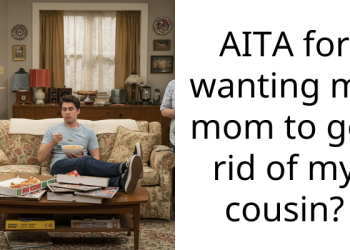 AITA for wanting my mom to get rid of my cousin?