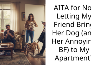AITA for Not Letting My Friend Bring Her Dog (and Her Annoying BF) to My Apartment?