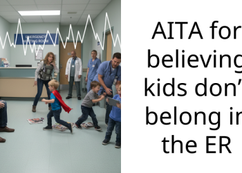 AITA for believing kids don’t belong in the ER