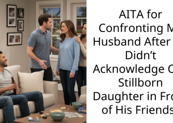 AITA for Confronting My Husband After He Didn’t Acknowledge Our Stillborn Daughter in Front of His Friends?