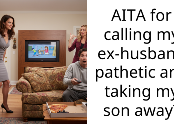 AITA for calling my ex-husband pathetic and taking my son away?