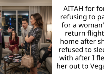 AITAH for for refusing to pay for a woman’s return flight home after she refused to sleep with after I flew her out to Vegas?