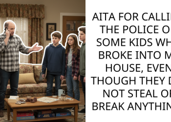 AITA FOR CALLING THE POLICE ON SOME KIDS WHO BROKE INTO MY HOUSE, EVEN THOUGH THEY DID NOT STEAL OR BREAK ANYTHING?