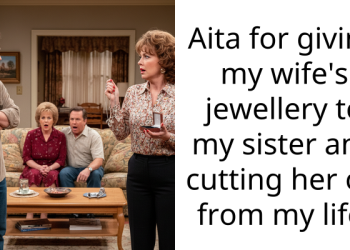 Aita for giving my wife’s jewellery to my sister and cutting her off from my life.