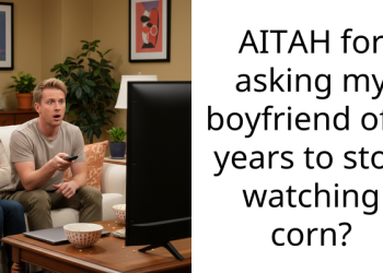 AITAH for asking my boyfriend of 4 years to stop watching corn?