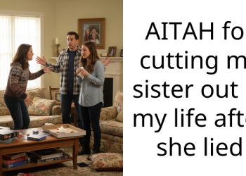 AITAH for cutting my sister out of my life after she lied
