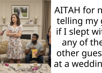 AITAH for not telling my gf if I slept with any of the other guests at a wedding?
