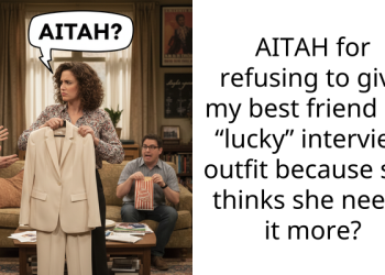 AITAH for refusing to give my best friend my “lucky” interview outfit because she thinks she needs it more?