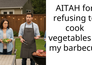 AITAH for refusing to cook vegetables at my barbecue