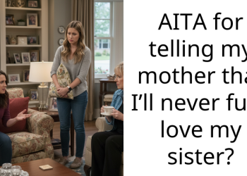 AITA for telling my mother that I’ll never fully love my sister?