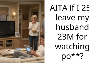 AITA if I 25F leave my husband 23M for watching po**?