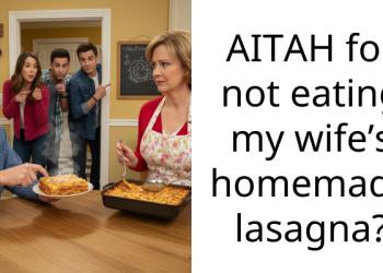 AITAH for not eating my wife’s homemade lasagna?