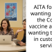 AITA for not wanting to get the Covid vaccine and still wanting to work in customer service