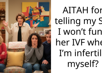 AITAH for telling my SIL I won’t fund her IVF when I’m infertile myself?