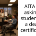 AITA for asking a student for a death certificate?