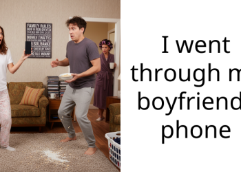 I went through my boyfriends phone