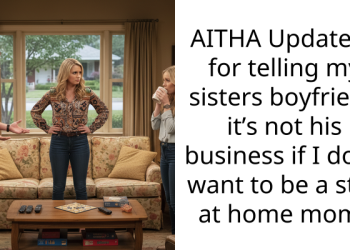 AITHA Update 3: for telling my sisters boyfriend it’s not his business if I don’t want to be a stay at home mom?