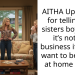 AITHA Update 3: for telling my sisters boyfriend it’s not his business if I don’t want to be a stay at home mom?