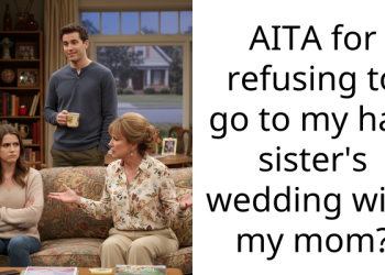 AITA for refusing to go to my half sister’s wedding with my mom?