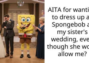 AITA for wanting to dress up as Spongebob at my sister’s wedding, even though she won’t allow me?