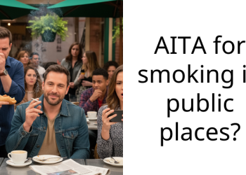 AITA for smoking in public places?