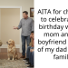AITA for choosing to celebrate my birthday with my mom and her boyfriend instead of my dad and his family?