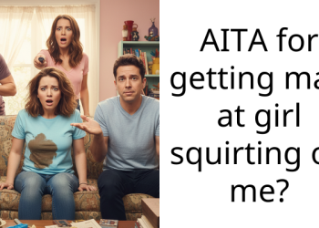AITA for getting mad at girl s***rting on me?