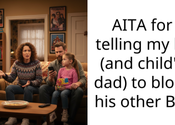 AITA for telling my bf (and child’s dad) to block his other BM