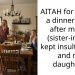 AITAH for leaving a dinner party after my SIL (sister-in-law) kept insulting me and my daughter?