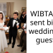 WIBTAH if I sent bills to wedding my guests?