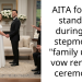 AITA for not standing during my stepmom’s “family unity” vow renewal ceremony?