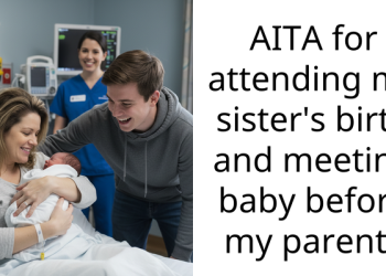 AITA for attending my sister’s birth and meeting baby before my parents