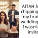 AITAH for not chipping in for my brother’s wedding when I wasn’t even invited?