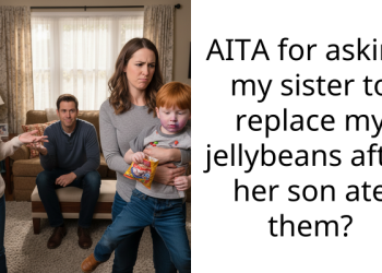 AITA for asking my sister to replace my jellybeans after her son ate them?