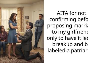 AITA for not confirming before proposing marriage to my girlfriend, only to have it led to breakup and be labeled a patriarch?
