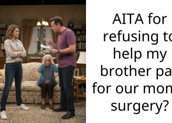 AITA for refusing to help my brother pay for our mom’s surgery?