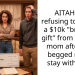 AITAH for refusing to return a $10k “breakup gift” from my ex’s mom after she begged me to stay with him?