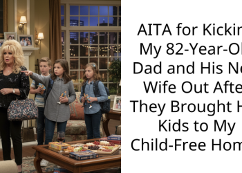 AITA for Kicking My 82-Year-Old Dad and His New Wife Out After They Brought Her Kids to My Child-Free Home?