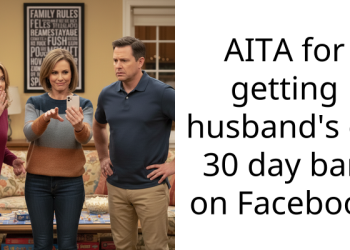 AITA for getting husband’s ex 30 day ban on Facebook